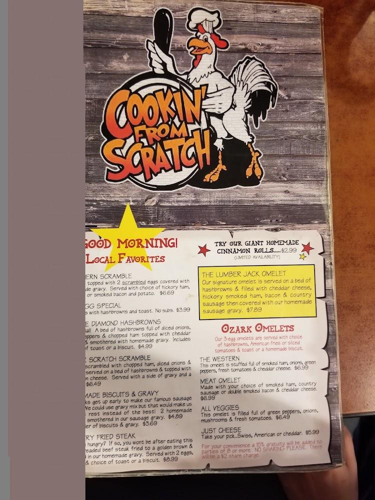 Cookin' From Scratch Menu image 1